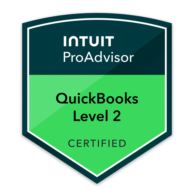QuickBooks Level 2 Certified